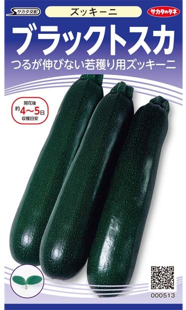 ズッキーニ種　ブラックトスカ（4.3ml）