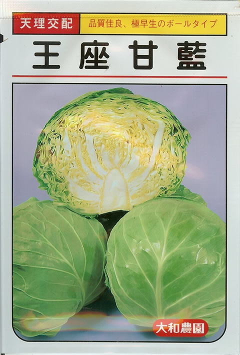 キャベツ種 【 王座甘藍 】 1.5ml （栽培用 種子 きゃべつ 甘藍 大和）