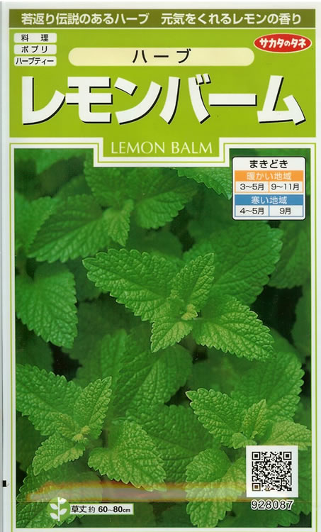 ハーブ種　　レモンバーム(1ml)