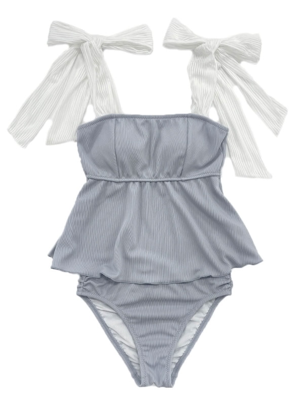 【新作】無地リブ素材キャミソールビキニ(258027)