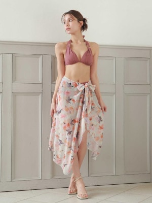 新作】ワッフルニット素材クロス三角ビキニ(258045)｜MIULAN TOKYO公式通販