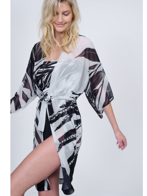 モノトーンリゾートガウン NATURES BEAUTY 25NB(gottex)