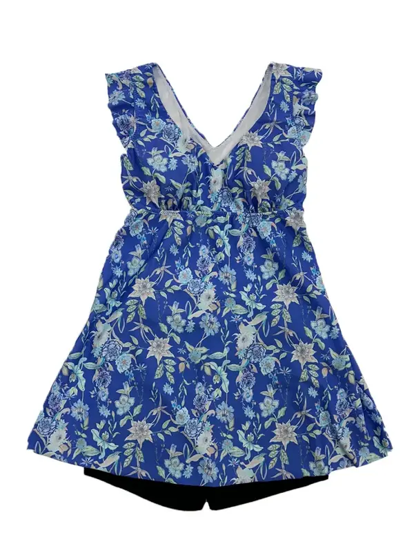 フラワーAラインペタルスリーブキャミソールビキニ/キャミキニ(255021)