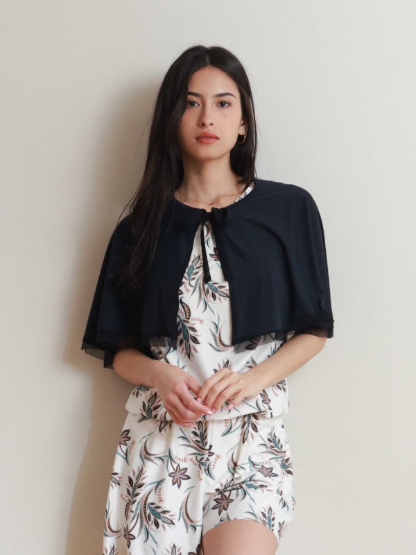 UVカット無地ケープ(255405)