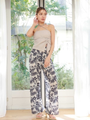 無地チョーカー風リボンベアトップビキニ/ベアキニ(258042)｜MIULAN