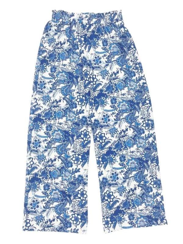 【新作】エスニック更紗柄ロングパンツ(258024)