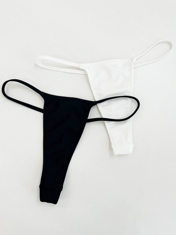 無地2wayTバックショーツ(258031)