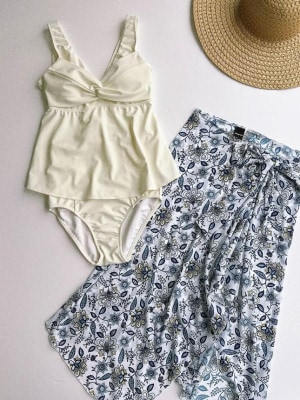 新作】ワッフルニット素材クロス三角ビキニ(258045)｜MIULAN TOKYO公式通販