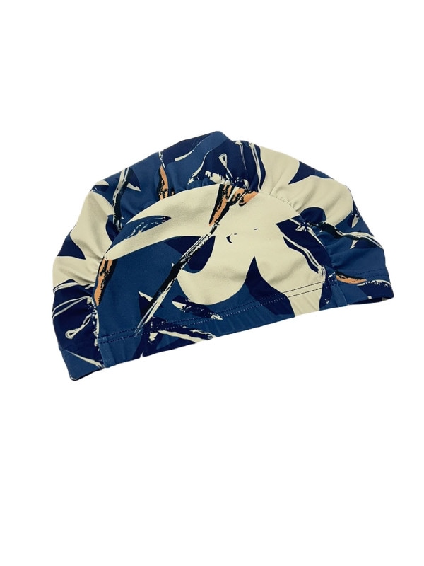 抽象柄プレーンスイムキャップ(253146)