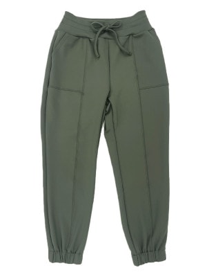 ECO BLUE】エコ素材ストレッチクロップド丈トップス(243045)｜MIULAN