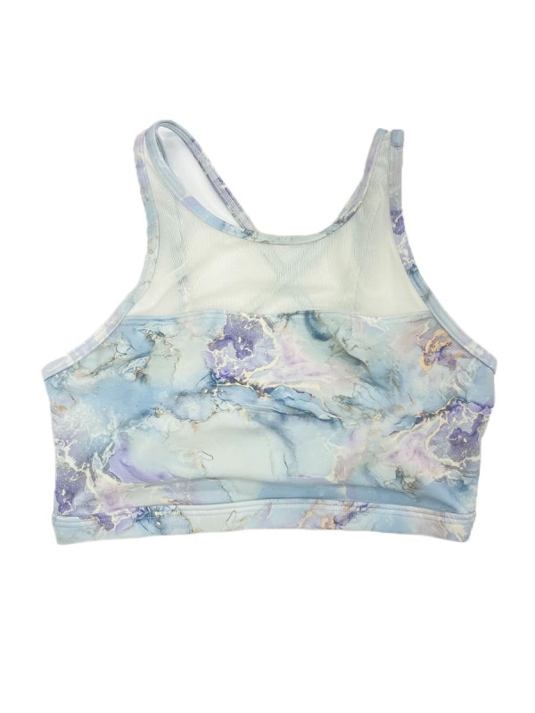 マーブル柄ハイネックブラトップス(253036)