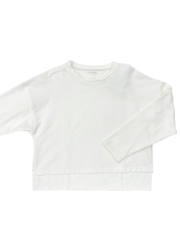 スナップ付き綿素材プルオーバートップス(253049)