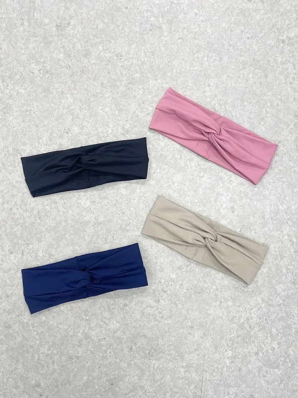 ナイロン素材無地ヘアバンド(253051)