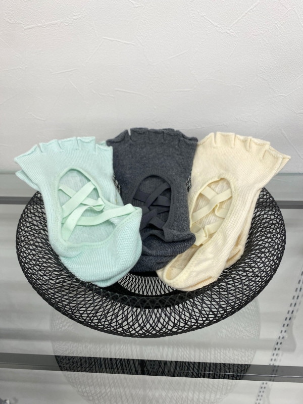 【ヨガソックス】くるぶし丈滑り止め付きヨガソックス(2512)