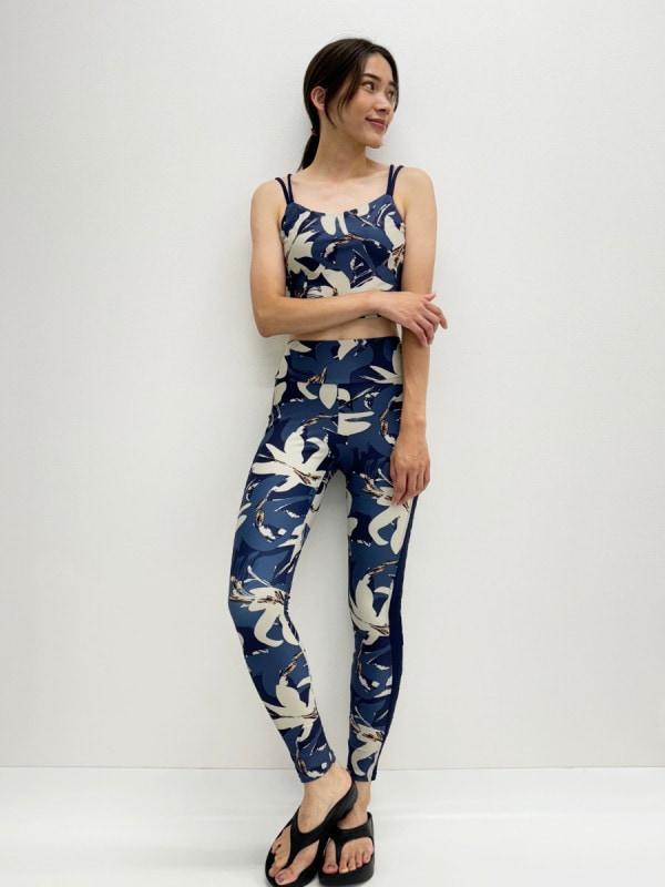 抽象柄ストラッピーショルダーブラ(253032)