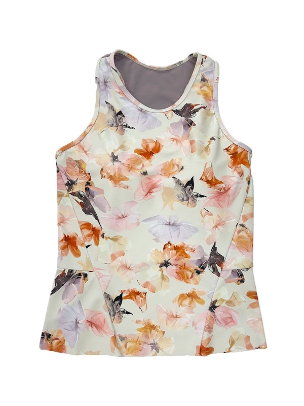 スプリングフラワーペプラムタンクブラトップス(253060)