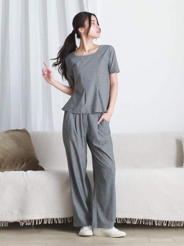 ソフトスクエアネックTシャツ(263024)