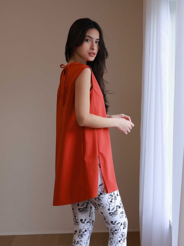 【水際着】UVカットチュニック水着/トップス(253102)