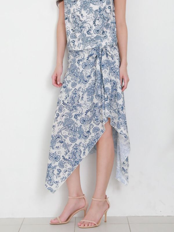 【新作リゾートウェア】ソフトエスニック柄サロート/パレオ(265003)