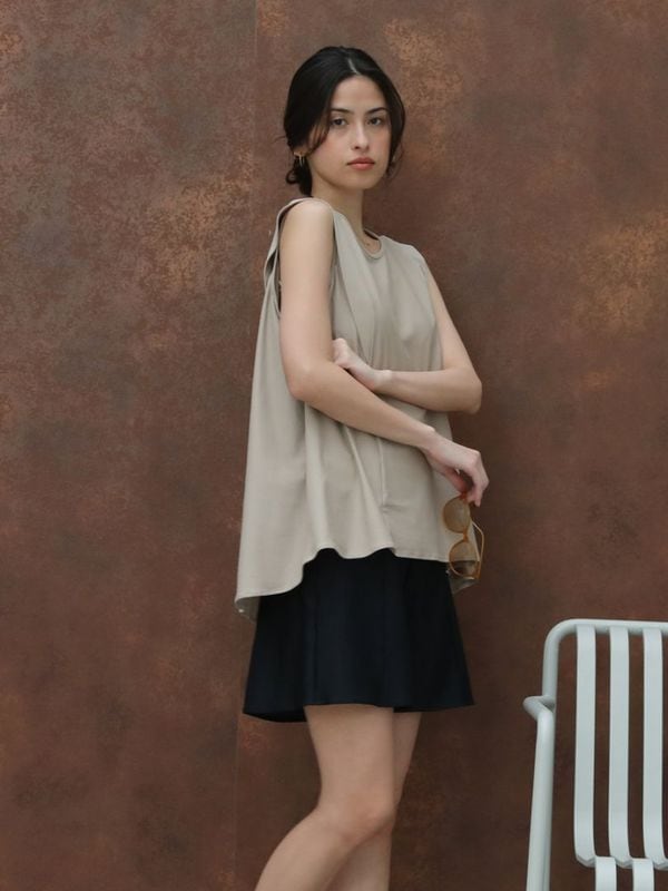 【新作水着】UVカットプチスリーブ水着/トップス(265101)