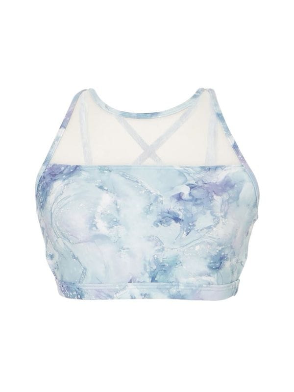 【新作】マーブル柄ハイネックブラトップス(263048)