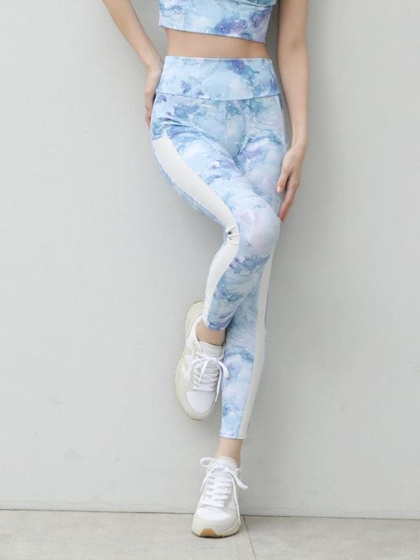 【新作】マーブル柄フルレギンス(263052)