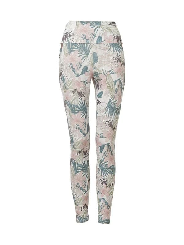 ボタニカルフラワー柄フルレギンス(263057)