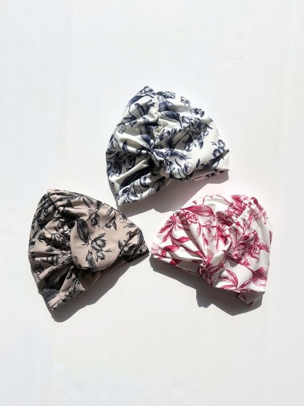 【新作】ハーバルボタニカル柄スイムキャップ(264026)