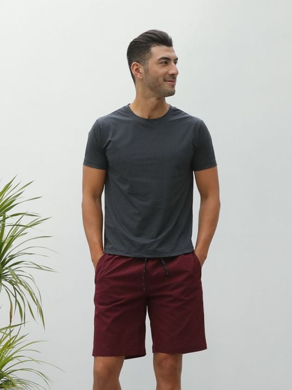 【メンズ新作水着】無地レギュラー丈メンズサーフパンツ(266305)