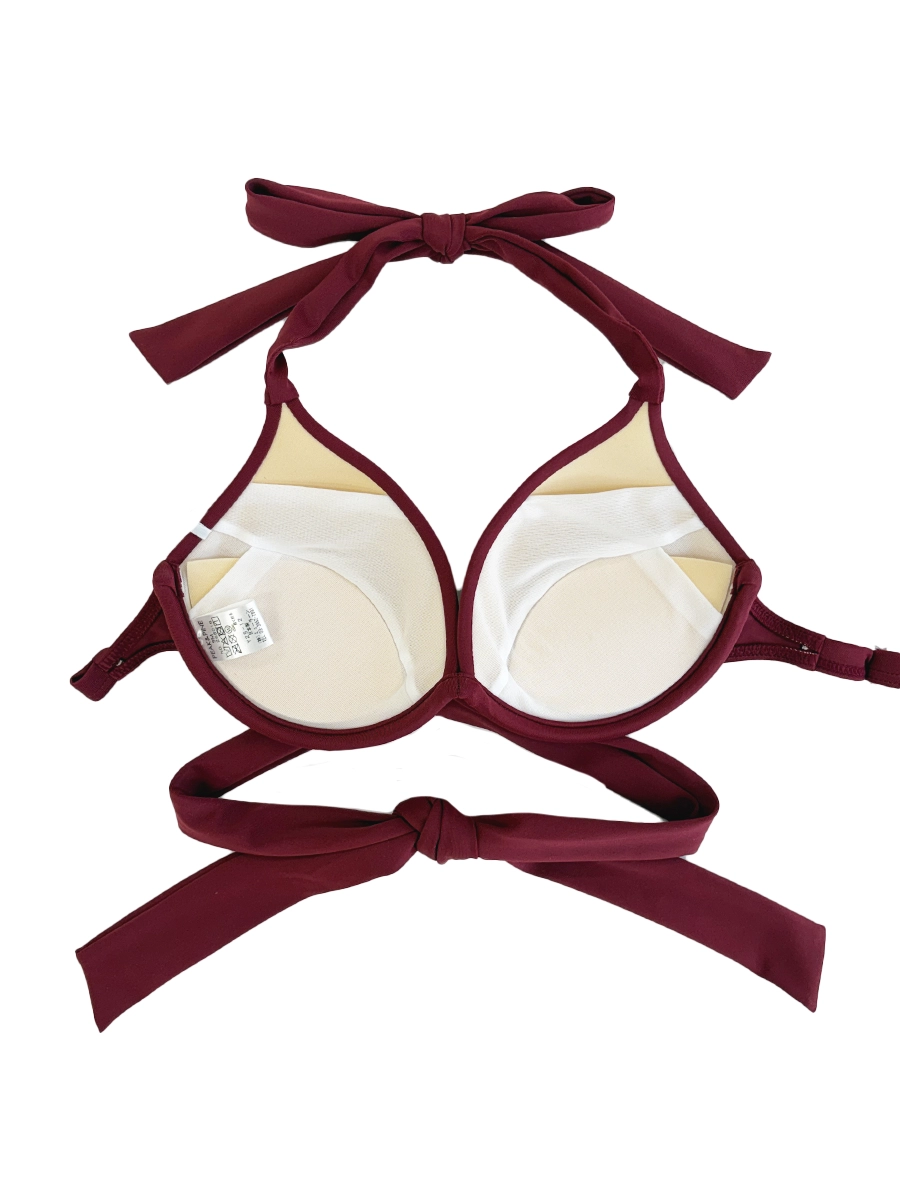 新作水着】無地クロッシーワイヤースタイルアップビキニ(268016