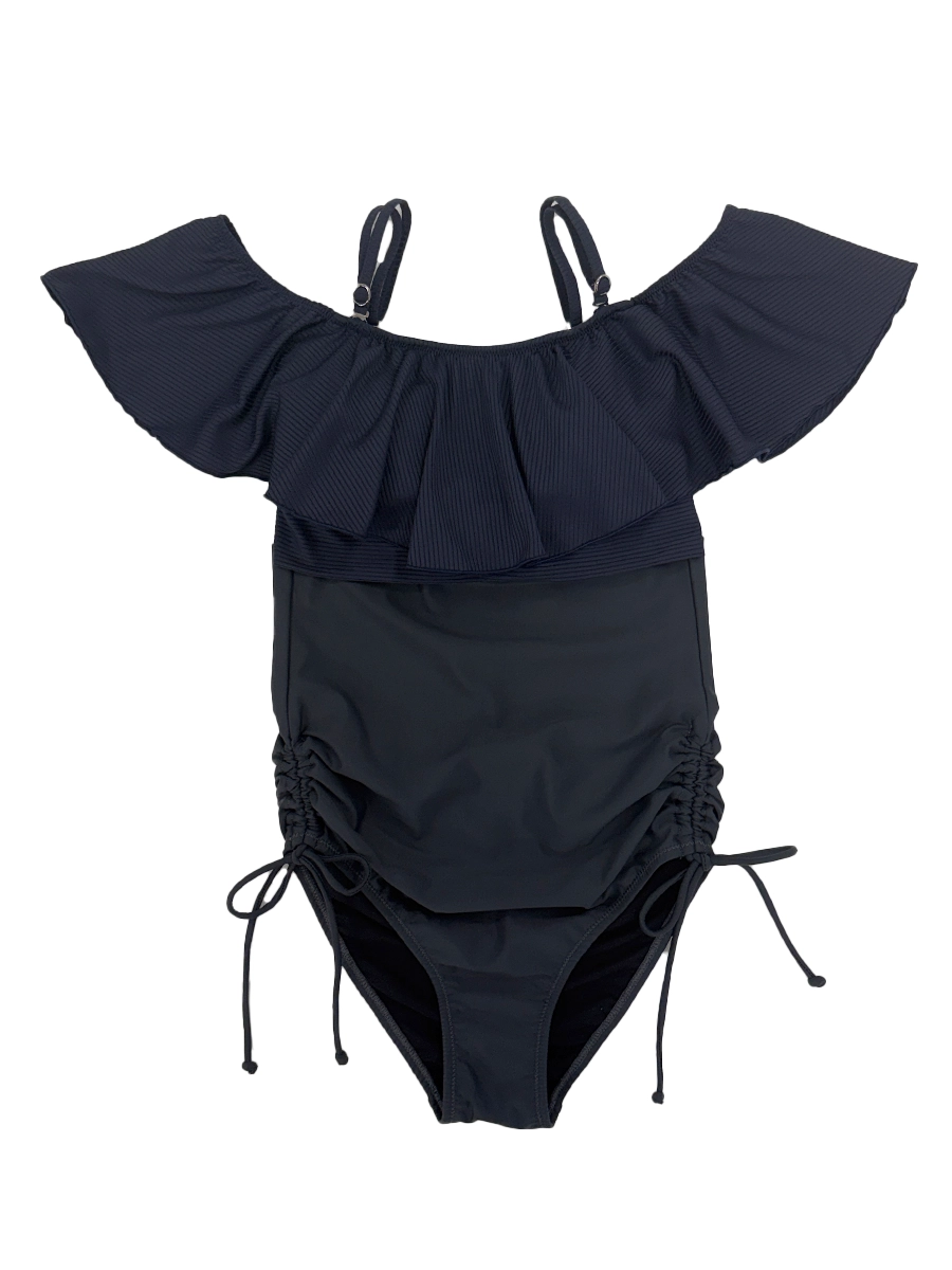 新作水着】無地オフショルダーワンピ見えビキニ(238005)｜MIULAN TOKYO