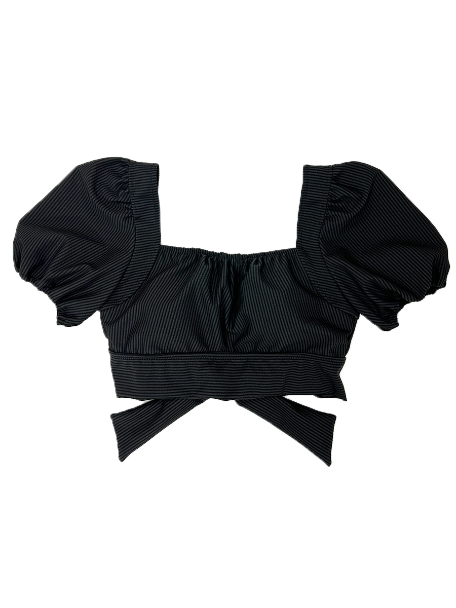 バックリボンパフスリーブワンピ見えビキニ(248007)｜MIULAN TOKYO公式通販