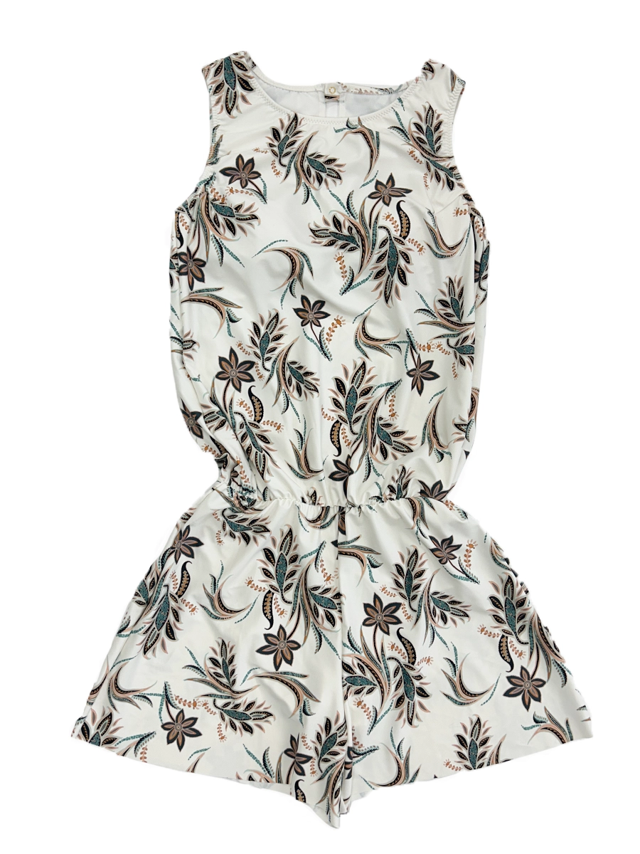 新作水着】オリエンタルフラワー柄オールインワン水着(255005)｜MIULAN