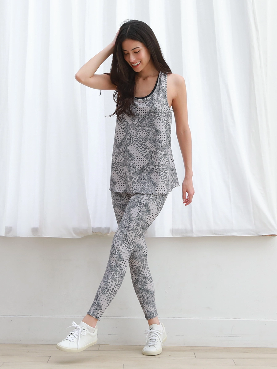 バンダナプリントレイヤードタンクブラトップス(263033)｜MIULAN TOKYO