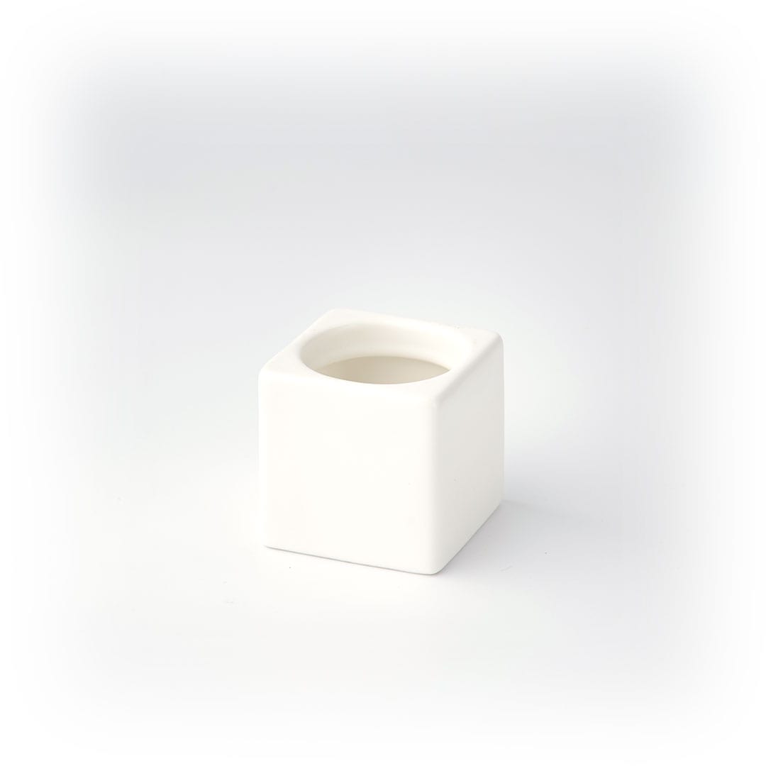 リトルフィットの鉢【白角】