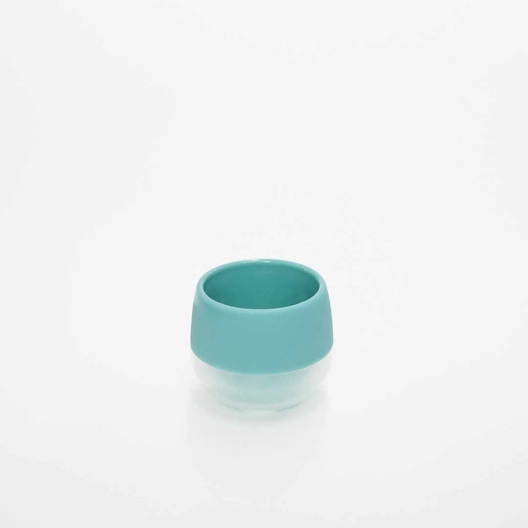 リトルビビスモーキーの鉢【アクアマリン】