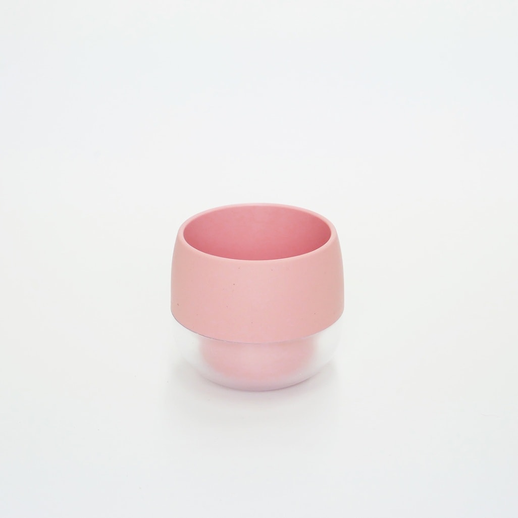 キュートビビスモーキーの鉢【コーラルピンク】