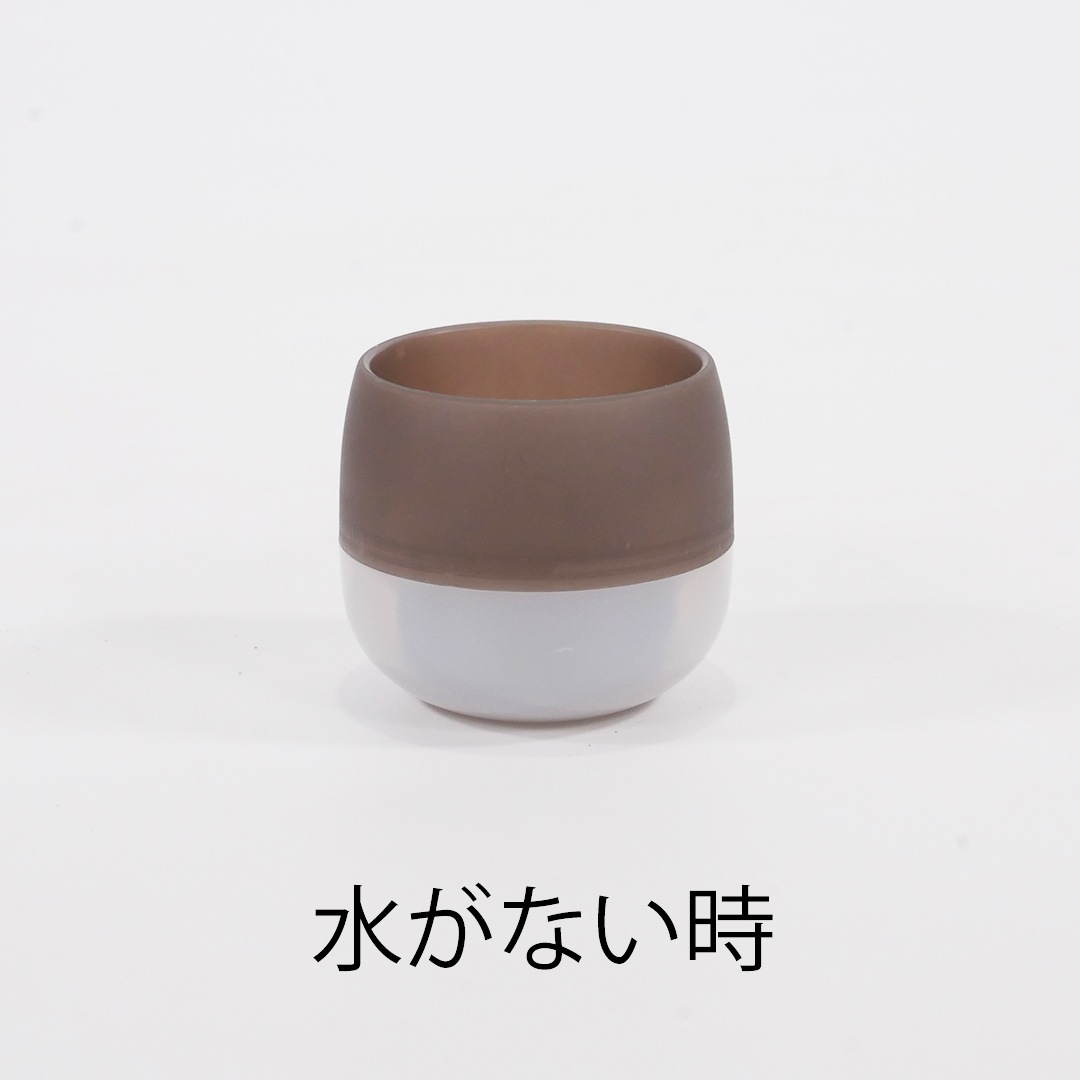 リトルビビアースカラーの鉢【ブルーグレー】