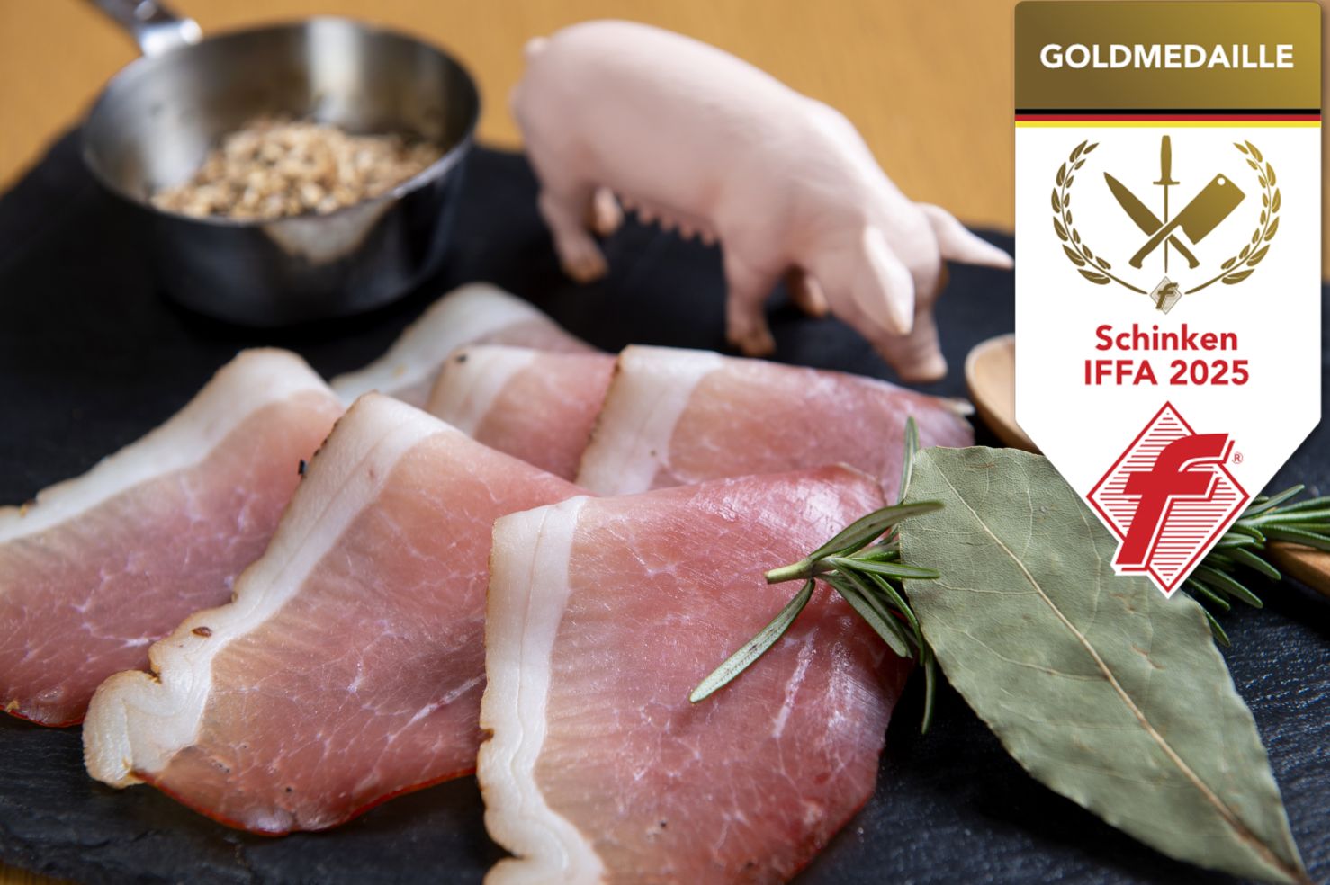 豚モモ燻製生ハム（Schinkenspeck / Speck di Prosciutto）<br>非加熱食肉製品