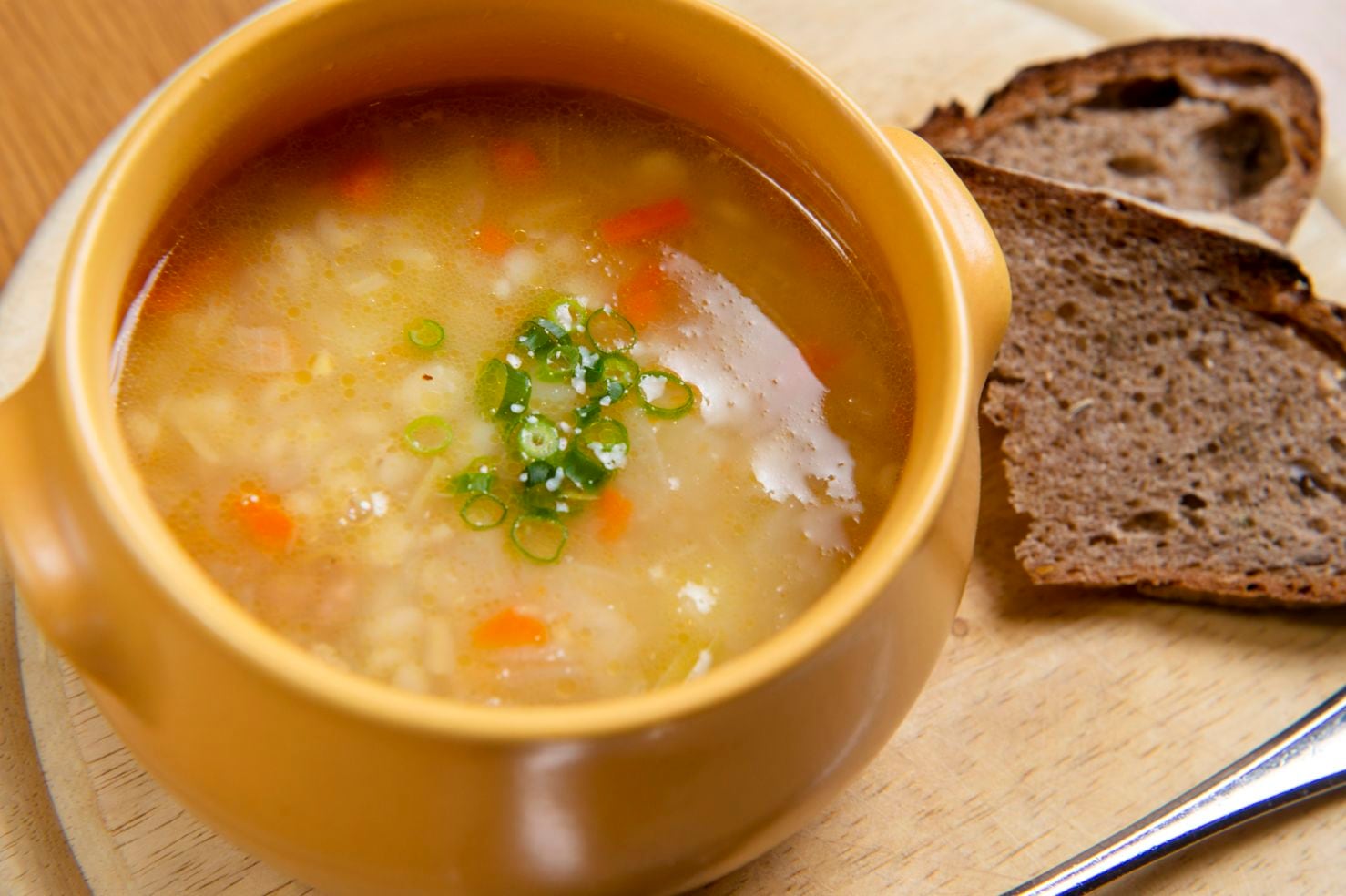 具沢山！大麦の食べるスープ「Zuppa di Orzo」