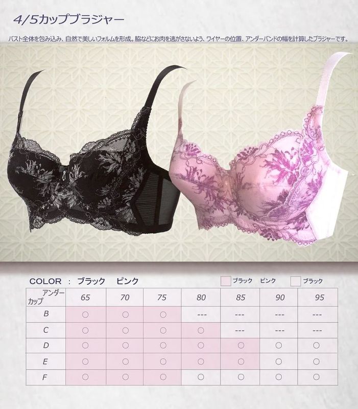 プレミアヴィアベール 4/5カップブラジャー 【premiumVIAVAIL】 | tina-Pri