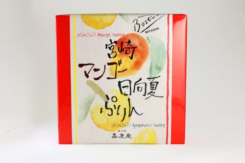 ぷりんセット(6個【マンゴー×3・日向夏×3】｜宮崎ブーゲンビリア