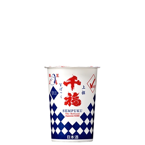 広島の地酒、千福の定番酒。上撰Vパック180ml 広島県呉市の