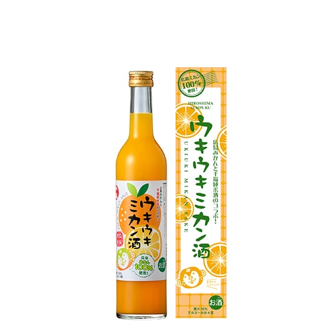 ウキウキミカン酒 500ml 広島県呉市の日本酒「千福」醸造元の三宅
