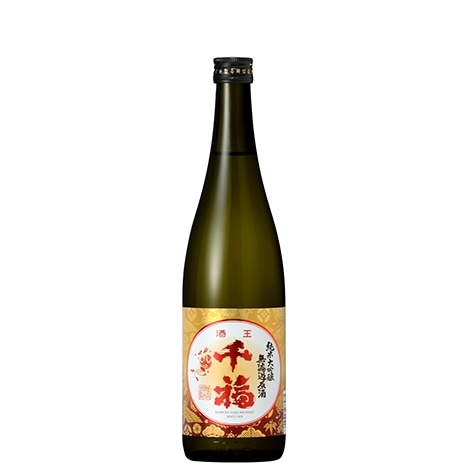 濃厚な味わいが特徴の大吟醸無濾過原酒。千福 純米大吟醸無濾過原酒