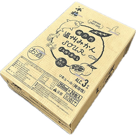 千福 瀬戸内温州みかんSOUR 350ml 広島県呉市の日本酒「千福」醸造元の