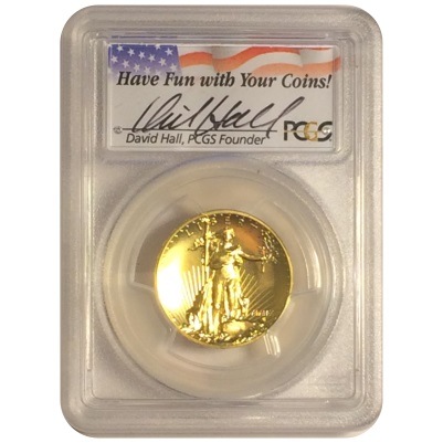�ڶ�Կ���5%���ա� 2009ǯ ����ȥ� �ϥ���꡼�� �ʥϥ���꡼�ա� ���֥륤������ ��� PCGS MS70 FS David Hall����������