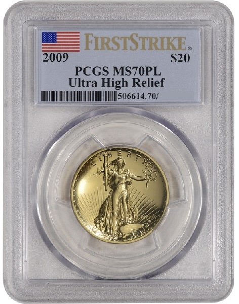 �ڶ�Կ���5%���ա� 2009ǯ ����ȥ� �ϥ���꡼�ն�� PCGS MS70FS PL