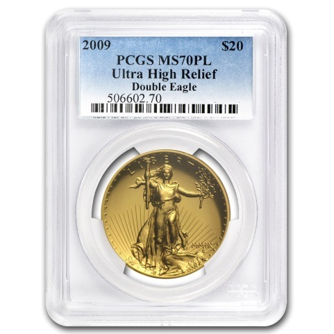 �ڶ�Կ���5%���ա� 2009ǯ ����ȥ� �ϥ���꡼�� �ʥϥ���꡼�ա� ��� PCGS MS70 PL �ץ롼�ե饤��