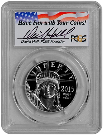 ڶԿ5%ա 2015ǯ ꥫץʥ롡PCGS PR70DCAM FS David Hall